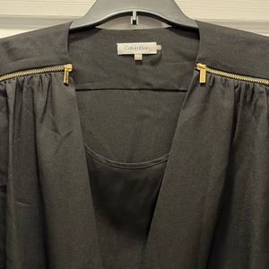 Calvin Klein woman’s Blouse, Black, Size L